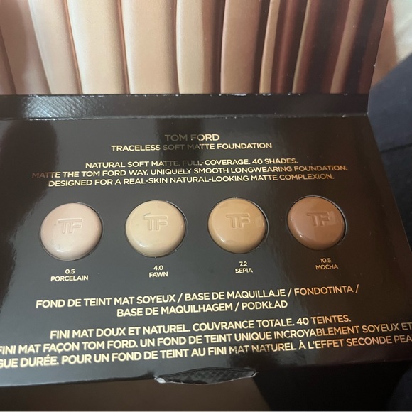 New!Tom Ford Soft Matte Foundation Samples:Hyarulonic Acid &but C & Microspheres - Picture 9 of 15